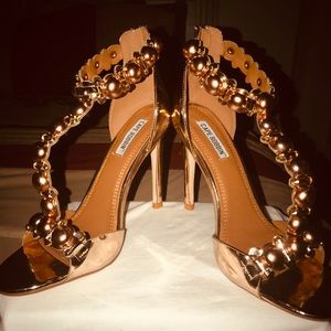 New Cape Robbin 🔥Women’s Alza-40 Rose Gold Heel